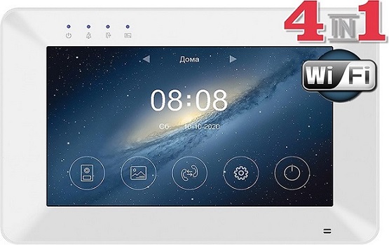 Видеодомофон Tantos Rocky HD Wi-Fi (White)