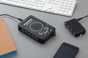 Подавитель микрофонов, подслушивающих устройств и диктофонов "BugHunter DAudio bda-3 Voices" с 7 УЗ-излучателями и акустическим глушителем