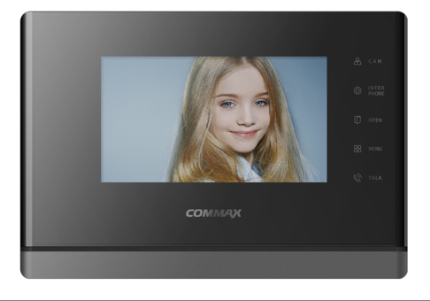 Видеодомофон COMMAX CDV-70Y Black