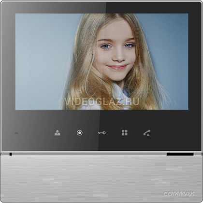 Видеодомофон Commax CDV-70H2 Серебро Black Smog