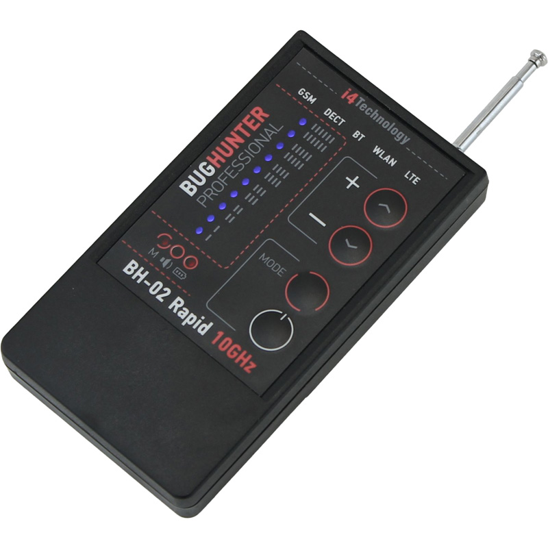Детектор жучков "BugHunter Профессионал" BH-02 RAPID 10GHz
